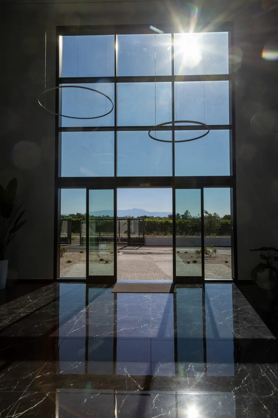 L'ingresso della sede Biosan